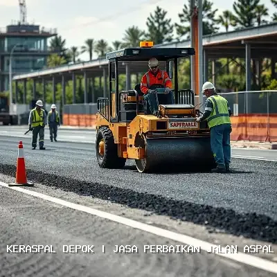 jasa perbaikan jalan aspal Depok