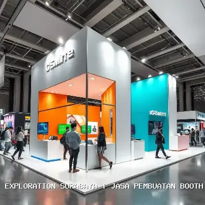 jasa pembuatan booth custom built Surabaya