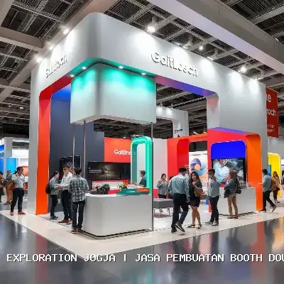jasa pembuatan booth double decker Jogja