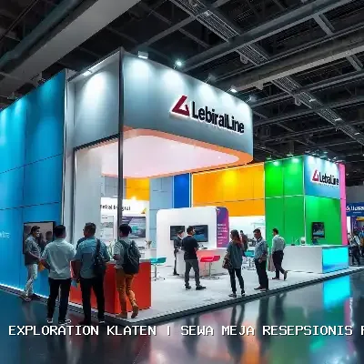 sewa meja resepsionis pameran Klaten