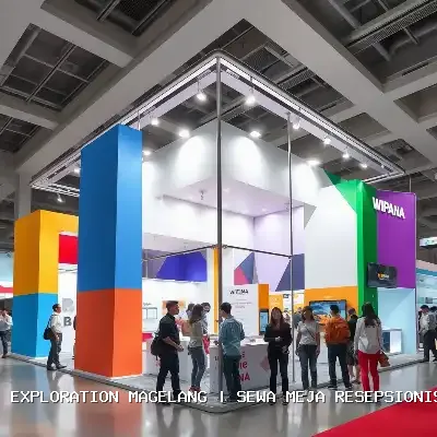 sewa meja resepsionis pameran Magelang